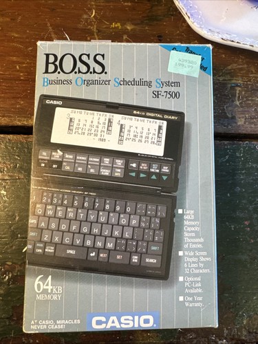 Casio sf 7500 - casio/b.o.s.s., 64kb