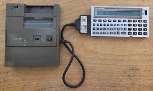 Sharp 1250 pocket computer - sharp, pc-1250