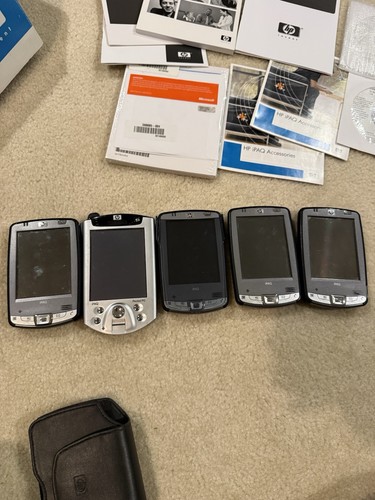 Lot ipaq pocket pcs - of, hp