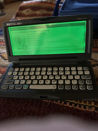 Hewlett packard 320lx - hewlett,